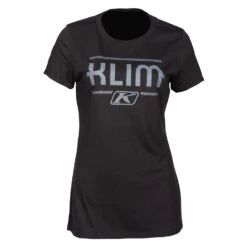 Klim Women's Kute Corp Short Sleeve Tees -Moto Style Shop 3783 001 Black 20 20Asphalt 01