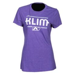 Klim Women's Kute Corp Short Sleeve Tees -Moto Style Shop 3783 001 Purple 20 20Monument 01