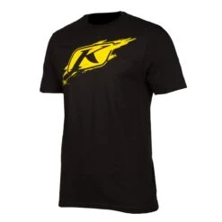 Klim Scuffed Short Sleeve Tees -Moto Style Shop 3942 000 Black KlimYellow 01