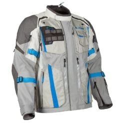 Klim Badlands Pro Jackets -Moto Style Shop 4052 003 Cool 20Gray 20 20Electric 20Blue 20Lemonade 05