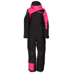 Klim Women's Vailslide One-piece 32 Klim Women's Vailslide One-piece -Moto Style Shop 4058 001 Black 20 20Knockout 20Pink 03