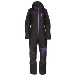 Klim Women's Shredsa One-piece -Moto Style Shop 4060 000 Black 20 20Heliotrope 03 5ebda061 7d54 4a8b 93d7 b19c4656a45d