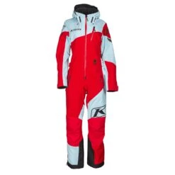 Klim Women's Shredsa One-piece -Moto Style Shop 4060 000 Chili 20Pepper 20 20Crystal 20Blue 03