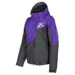 Klim Women's Alpine Jacket -Moto Style Shop 4088 004 Asphalt 20 20Heliotrope 01
