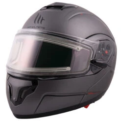 ATOM SV SNOW Tarmac Solid Helmets - Electric Shield -Moto Style Shop 850 1734