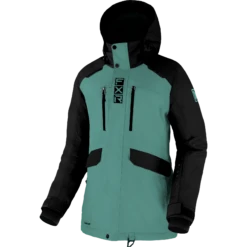 Aerial Women's Jacket 22 Aerial Women's Jacket -Moto Style Shop Aerial Jacket W SageBlack 220251 7010 front