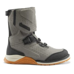 Icon Alcan Waterproof CE Boots -Moto Style Shop AlcanWPCEBootGreyProfile