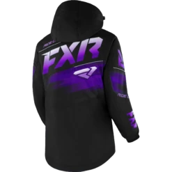 Boost FX Women’s Jacket -Moto Style Shop BoostFX Jkt W BlackPurple 2230224 1080 back