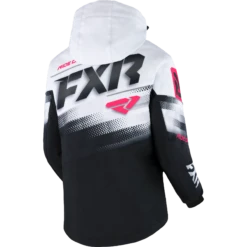 Boost FX Women’s Jacket -Moto Style Shop BoostFX Jkt W BlackWhiteFuchsia 230224 1090 back