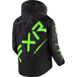 CX Child Jacket -Moto Style Shop CX Jacket C BlackCamoLime 230410 1270 back