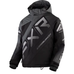 CX Child Jacket -Moto Style Shop CX Jacket C BlackCharGrey 230410 1006 front