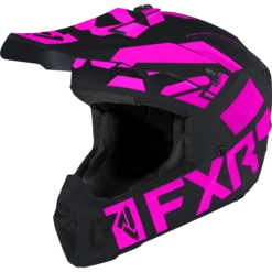 Clutch Evo LE Helmet -Moto Style Shop ClutchEvoLE Helmet BlackEPink 220613 1094 front