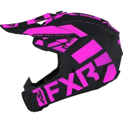 Clutch Evo LE Helmet -Moto Style Shop ClutchEvoLE Helmet BlackEPink 220613 1094 left