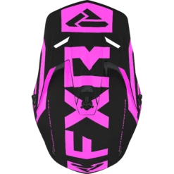 Clutch Evo LE Helmet -Moto Style Shop ClutchEvoLE Helmet BlackEPink 220613 1094 top