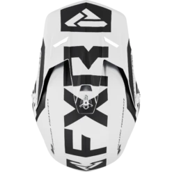 Clutch Evo LE Helmet -Moto Style Shop ClutchEvoLE Helmet WhiteBlack 220613 0110 top