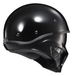 Scorpion Covert X Solid Helmets - DOT 13 Scorpion Covert X Solid Helmets - DOT -Moto Style Shop CovertX GlossBlack RearView
