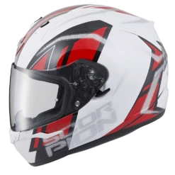 Scorpion EXO-R320 Endeavor Helmets - Dot 28 Scorpion EXO-R320 Endeavor Helmets - Dot -Moto Style Shop EXO R320 Endeavor Red side Clear Shield