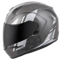 Scorpion EXO-R320 Endeavor Helmets - Dot 25 Scorpion EXO-R320 Endeavor Helmets - Dot -Moto Style Shop EXO R320 Endeavor Silver side