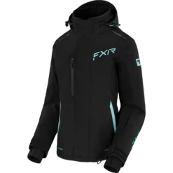 Edge 2-in-1 Women’s Jacket 16 Edge 2-in-1 Women’s Jacket -Moto Style Shop Edge Jkt W BlackSeafoamMintFade 230242 1059 front