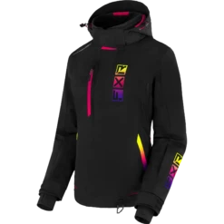 Evo FX Women’s Jacket -Moto Style Shop EvoFX Jkt W BlackNeonFusion 230222 1065 front