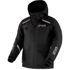 Excursion Ice Pro Youth Jacket -Moto Style Shop ExcursionIcePro Jacket Ch BlackBlackCamo 220427 1012 Front