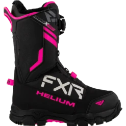 Helium Boa Boots -Moto Style Shop HeliumBOA Boots BlackFuchsia 210705 1090 left
