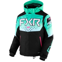 Helium Child Jacket -Moto Style Shop Helium Jacket C BlackMintEpink 230402 1054 front