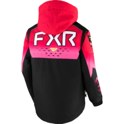 Helium Child Jacket -Moto Style Shop Helium Jacket C BlackRaspberryHiVis 230402 1028 back