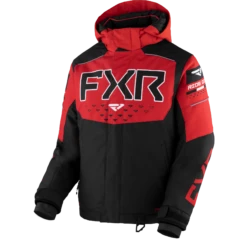 Helium Child Jacket -Moto Style Shop Helium Jacket C BlackRed 230402 1020 front