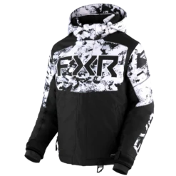 Helium Child Jacket -Moto Style Shop Helium Jacket C BlackWhiteCamo 230402 1002 front