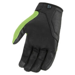 Icon Hooligan CE Gloves -Moto Style Shop HooliganCEGloveGreenPalm