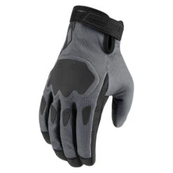 Icon Hooligan CE Gloves -Moto Style Shop HooliganCEGloveGreyBack