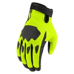 Icon Hooligan CE Gloves -Moto Style Shop HooliganCEGloveHiVizBack