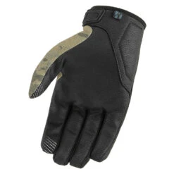 Icon Hooligan CE Gloves -Moto Style Shop HooliganCEGloveTanCamoPalm