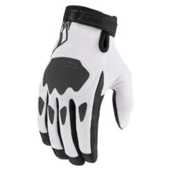 Icon Hooligan CE Gloves -Moto Style Shop HooliganCEGloveWhiteBack