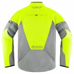 Icon Mesh AF Jackets 17 Icon Mesh AF Jackets -Moto Style Shop MeshAFJacketHiVizBack