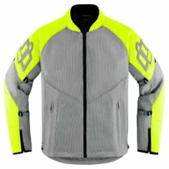 Icon Mesh AF Jackets 16 Icon Mesh AF Jackets -Moto Style Shop MeshAFJacketHiVizFront