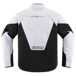 Icon Mesh AF Jackets 21 Icon Mesh AF Jackets -Moto Style Shop MeshAFJacketWhiteBack
