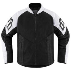 Icon Mesh AF Jackets 20 Icon Mesh AF Jackets -Moto Style Shop MeshAFJacketWhiteFront