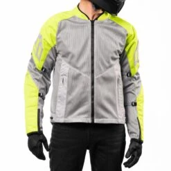 Icon Mesh AF Jackets 18 Icon Mesh AF Jackets -Moto Style Shop MeshAFJacket HiViz Front
