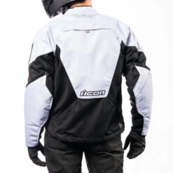 Icon Mesh AF Jackets 23 Icon Mesh AF Jackets -Moto Style Shop MeshAFJacket White Back