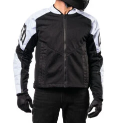 Icon Mesh AF Jackets 22 Icon Mesh AF Jackets -Moto Style Shop MeshAFJacket White Front