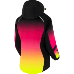 Pulse Women’s Jacket 19 Pulse Women’s Jacket -Moto Style Shop Pulse Jkt W BlkRaspberryHiVisFade 230227 1028 back
