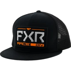 Race Div Hat -Moto Style Shop RaceDiv Hat BlackOrange 231642 1030 front