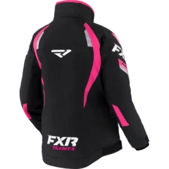 Team FX Women's Jacket -Moto Style Shop Team Jkt W BlackFuchsia 220240 1090 back