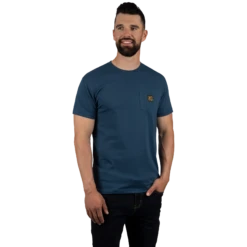 Work Pocket Premium T-shirt -Moto Style Shop WorkPocketPremium TShirt DarkSteel 231300 0300 front