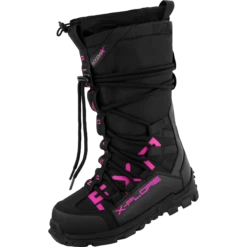 X-Plore Boot -Moto Style Shop XPloreTall Boot BlackFuchsia 220732 1090 Front