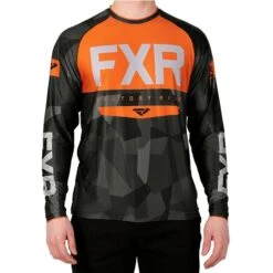 Helium-X Tech Longsleeves -Moto Style Shop fxr helium x tech longsleeves mens base layers fxr charcoal camoorange s 198010