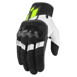 Icon Overlord Gloves -Moto Style Shop icon overlord gloves mens motorcycle gloves icon hi viz sm 591113