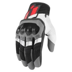 Icon Overlord Gloves -Moto Style Shop icon overlord gloves mens motorcycle gloves icon red sm 287004